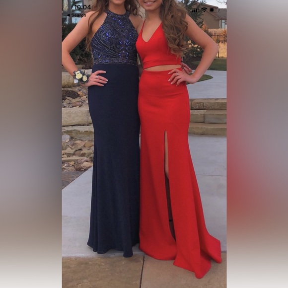 Two Piece Prom Dress - Picture 3 of 3